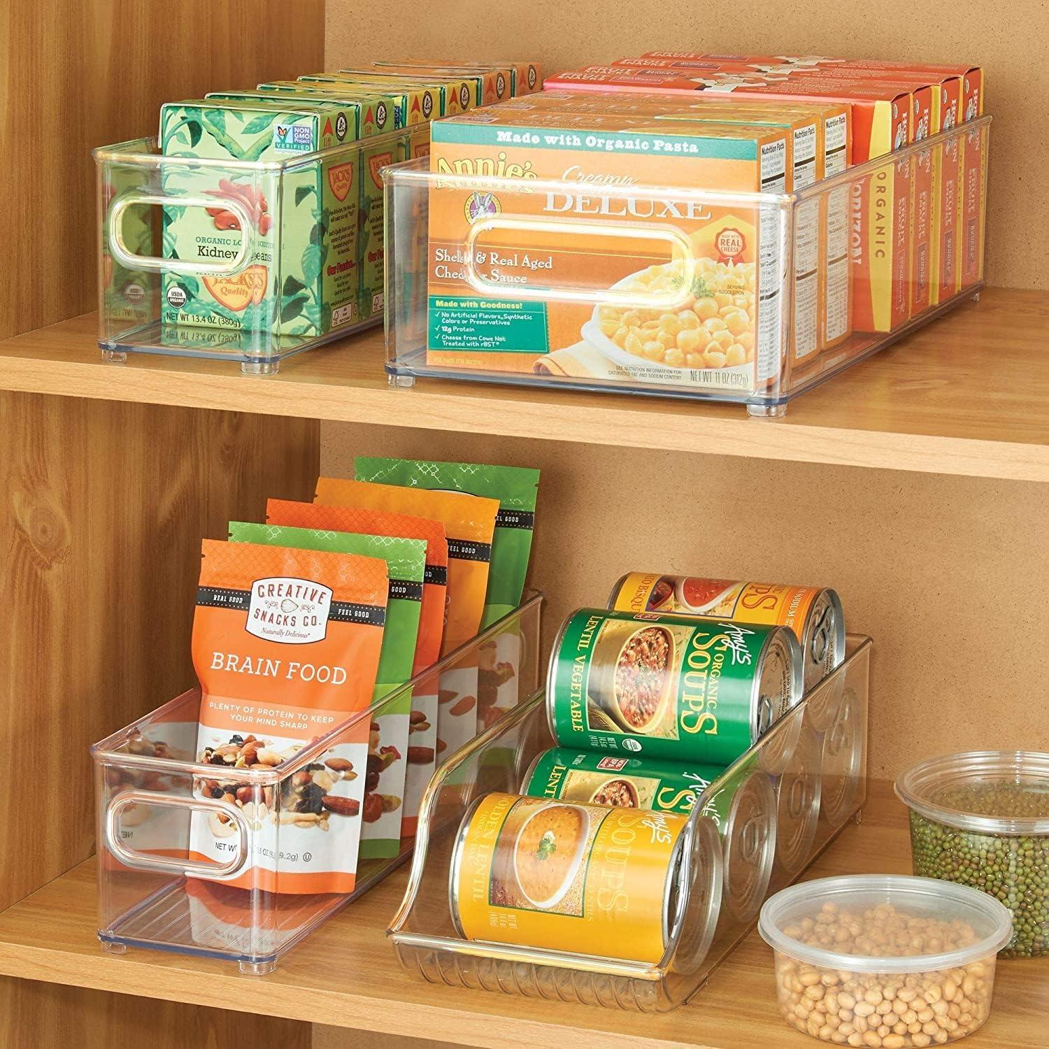 Kühlschrank Organizer Set BPA-frei Transparent 25x9.5x7.5cm