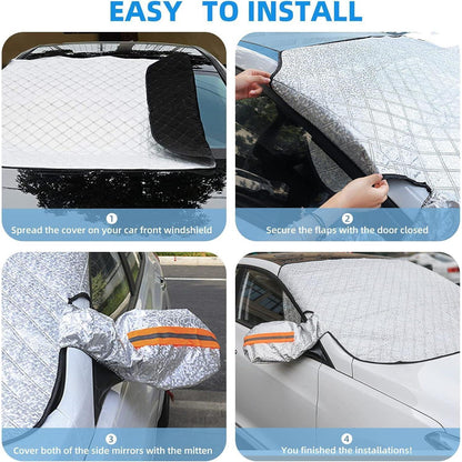 Auto Frontscheibenabdeckung Winter Schnee Eis Frost Schutz