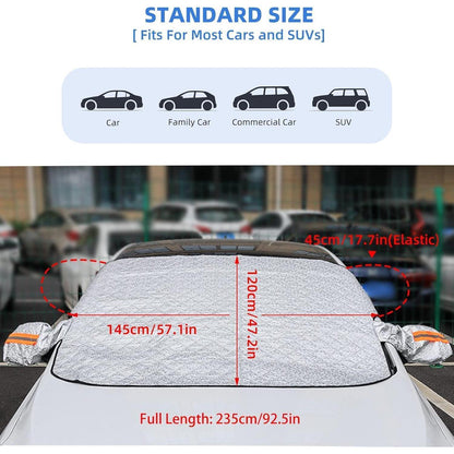 Auto Frontscheibenabdeckung Winter Schnee Eis Frost Schutz