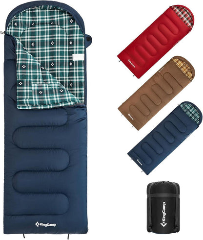 Outdoor Deckenschlafsack 3-4 Jahreszeiten Camping 300g/400g Füllung