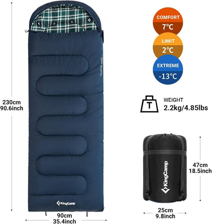 KingCamp Schlafsack Outdoor Warmer Deckenschlafsack