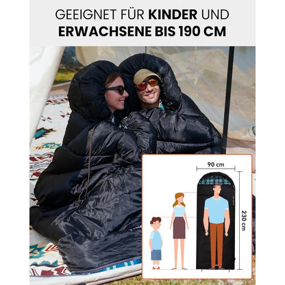 KingCamp Schlafsack Outdoor Warmer Deckenschlafsack 400g
