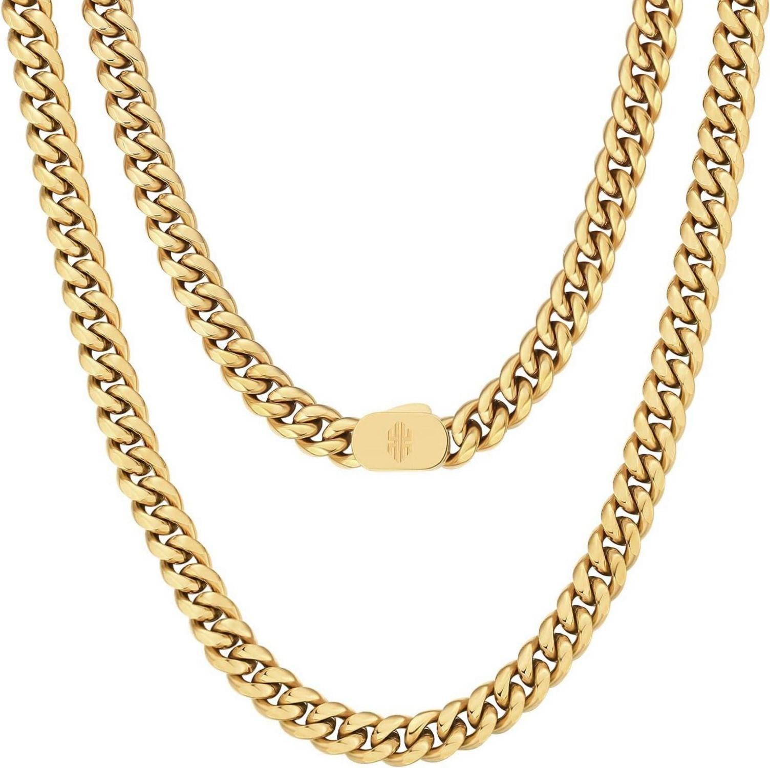 Hochwertige 8mm Cuban Link Chain Herren Armband Edelstahl