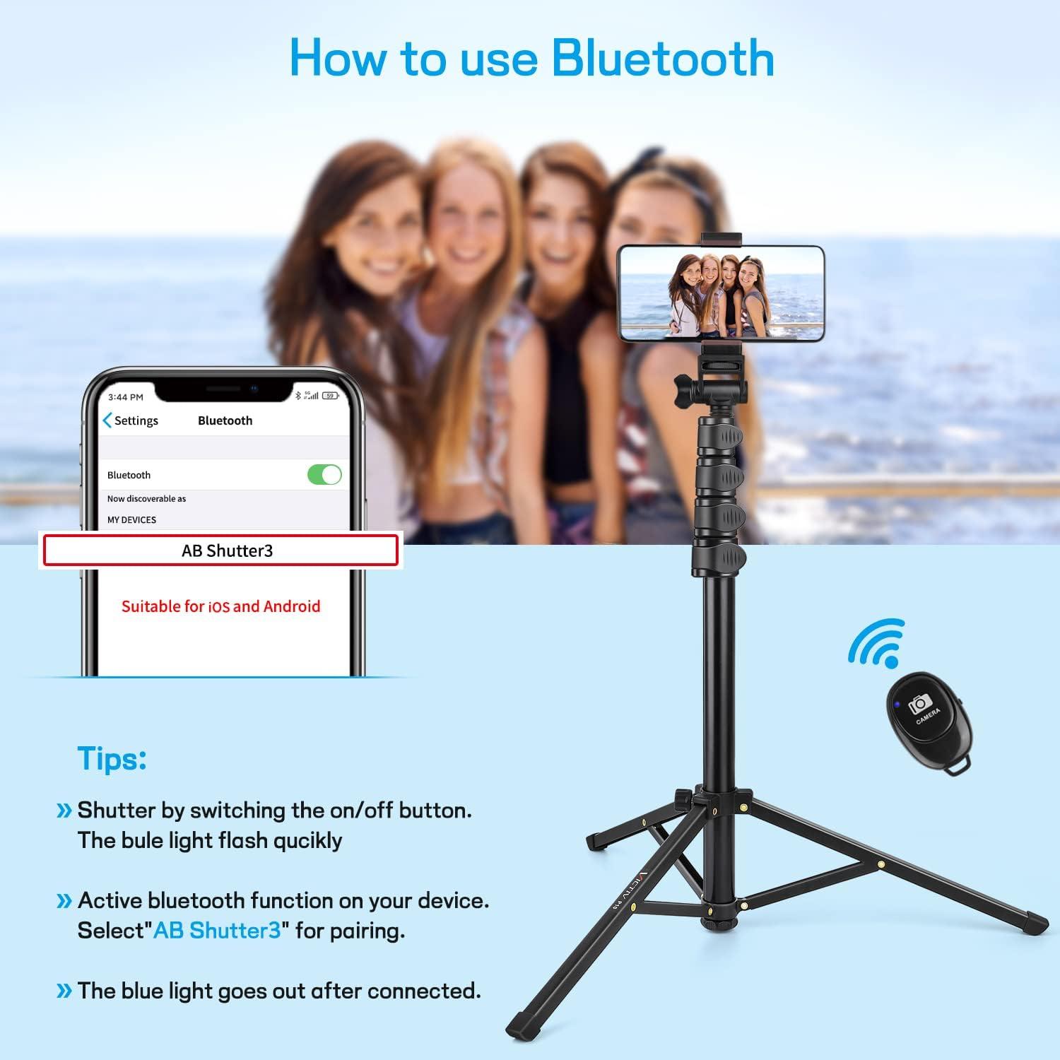 Handy Stativ Ständer 172cm Smartphone Tripod für iPhone