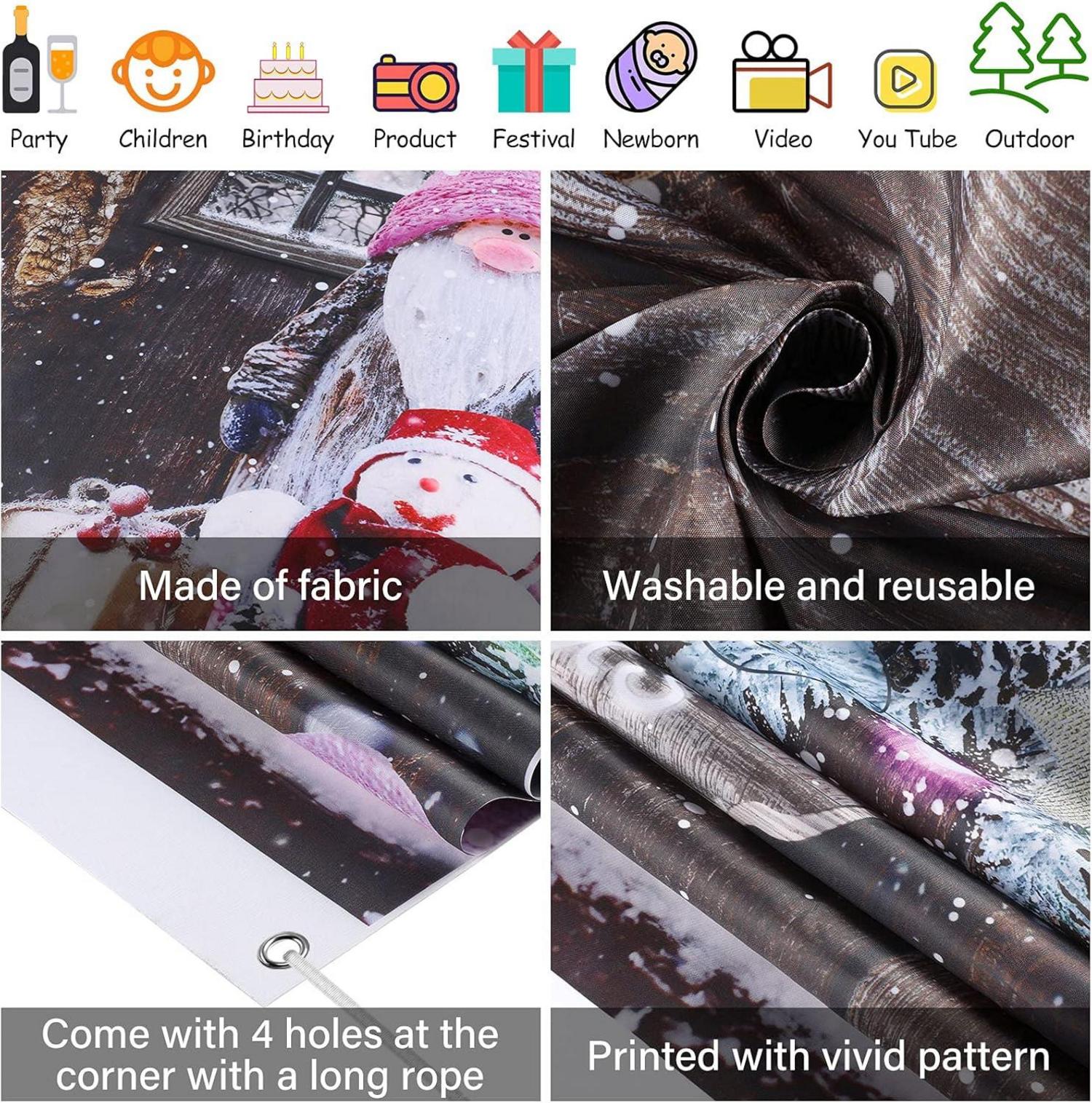 Weihnachten Tür Dekoration Merry Christmas Schneeflocke Schneemann