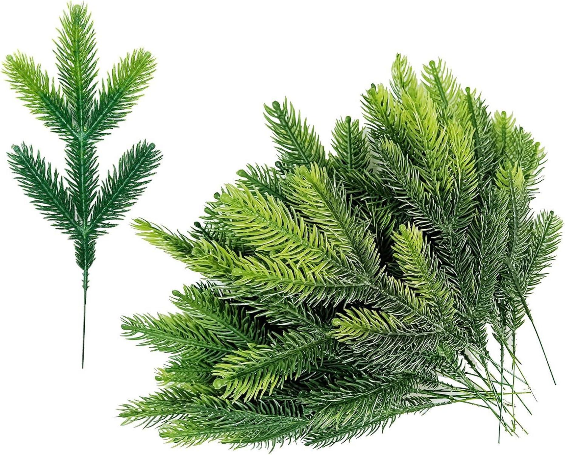 Künstliche Tannenzweige Kiefer Weihnachtsdeko DIY Set