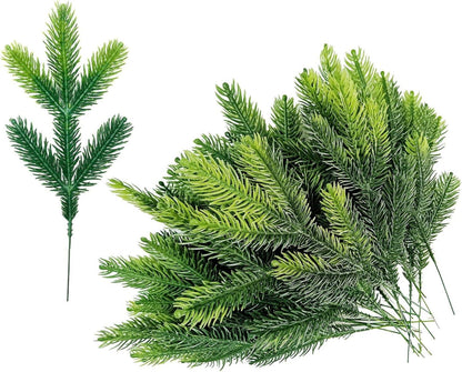 Künstliche Tannenzweige Kiefer Weihnachtsdeko DIY Set