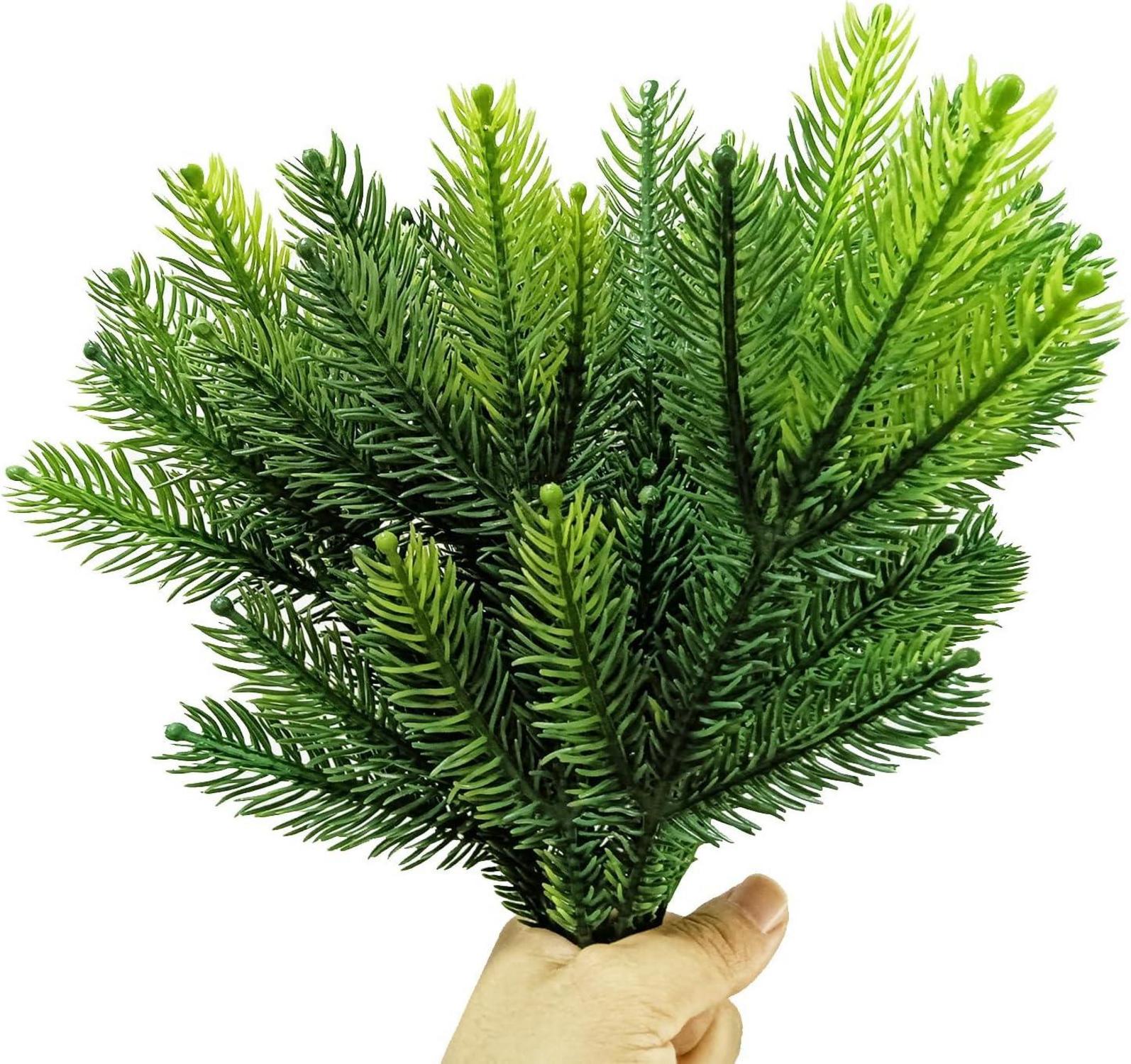 Künstliche Tannenzweige Kiefer Weihnachtsdeko DIY Set