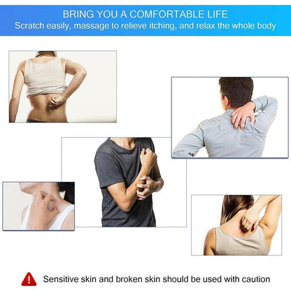 3er Set Teleskop Rückenkratzer mit Aufbewahrungstasche