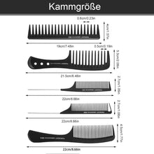 5-teiliges HaarKamm Set für Männer und Frauen, Profi Friseur