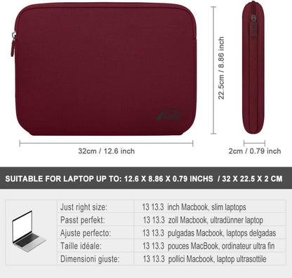 Laptophülle 13,3 Zoll MacBook Air M1/M2 Pro M1/M2 Surface Pro 12.3