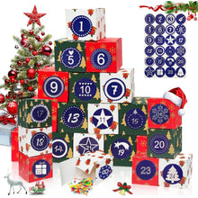 Adventskalender zum Basteln 24 Stück Weihnachtskalender DIY