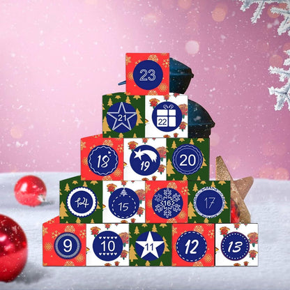 Adventskalender zum Basteln 24 Stück Weihnachtskalender DIY
