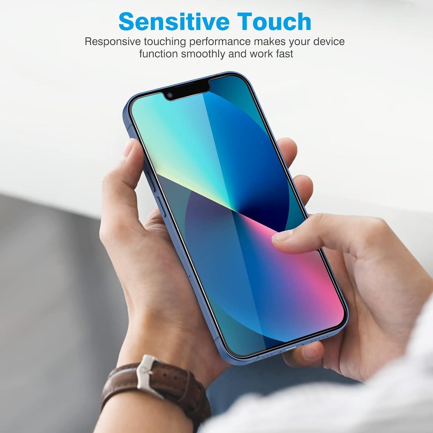 Schutzglas und Kamerafolie für iPhone 13 mini, 5er Set