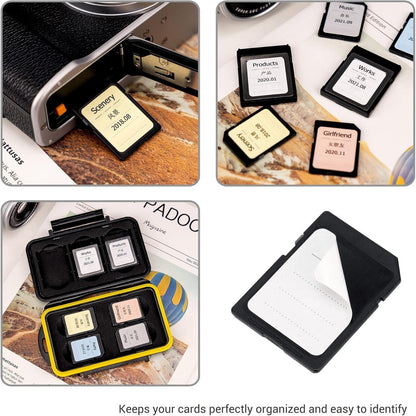 Speicherkarten-Aufkleber SD SDHC SDXC XQD CFexpress 480er