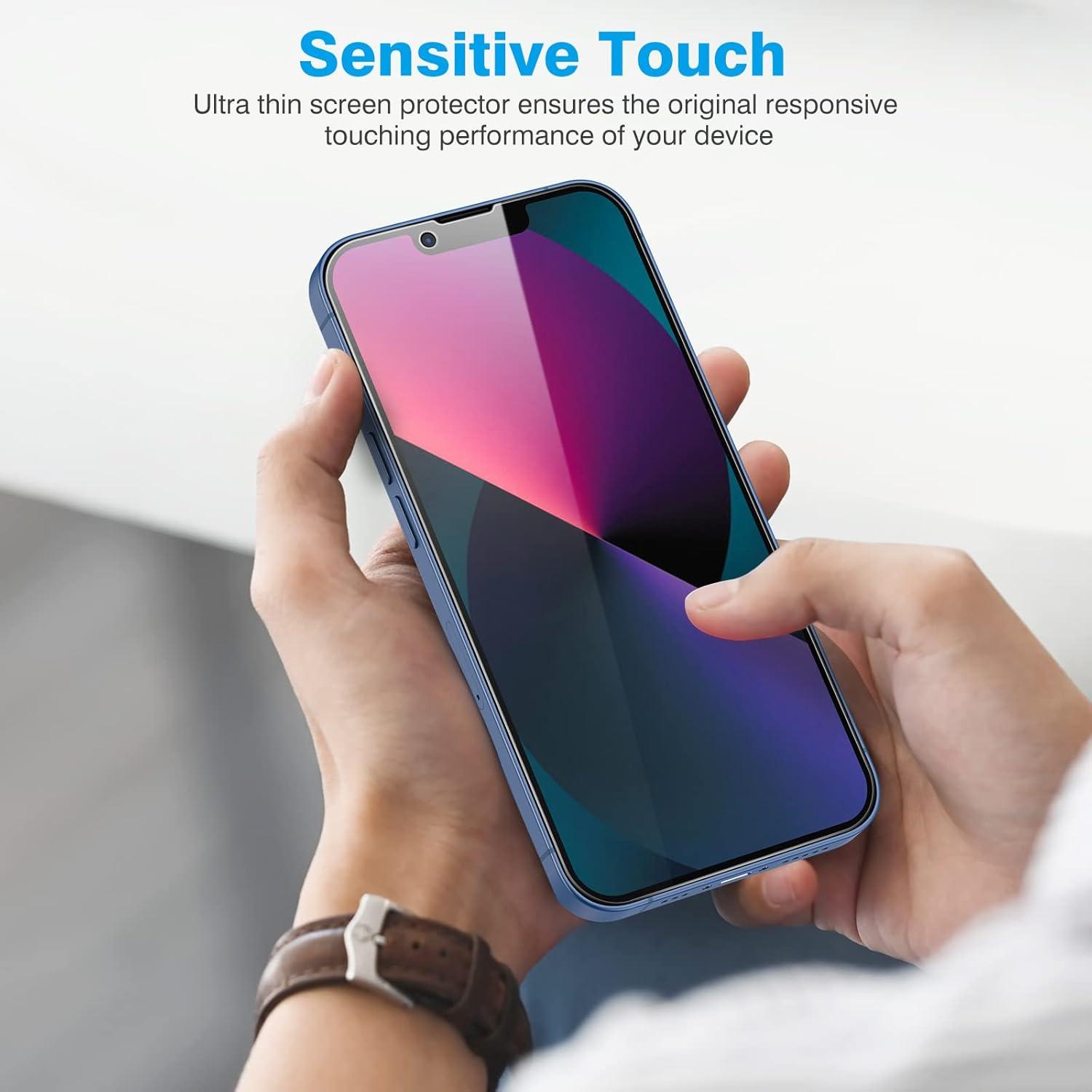 OMOTON iPhone 13 Panzerglas + Kamera Schutzfolie 2+2 Stück