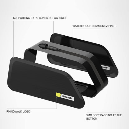 Fahrradtasche Rahmentasche 1.5L Wasserdicht Schwarz-2