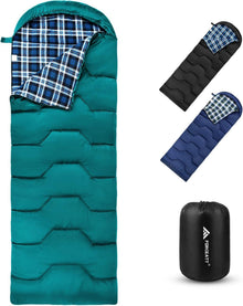 Forceatt Schlafsack 3-4 Jahreszeiten -5°C Flanell 20°C Polyester