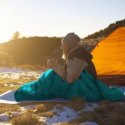 Forceatt Schlafsack -5°C Flanell 20°C Polyester wasserdicht Outdoor Warm
