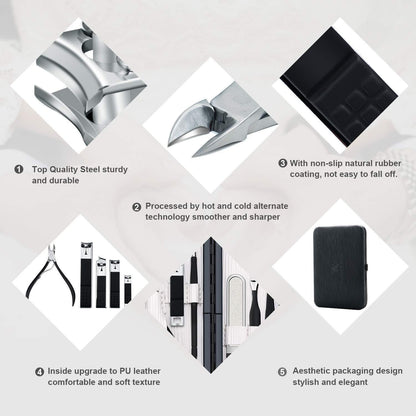 Professionelles Maniküre Pediküre Set - 18-teiliges