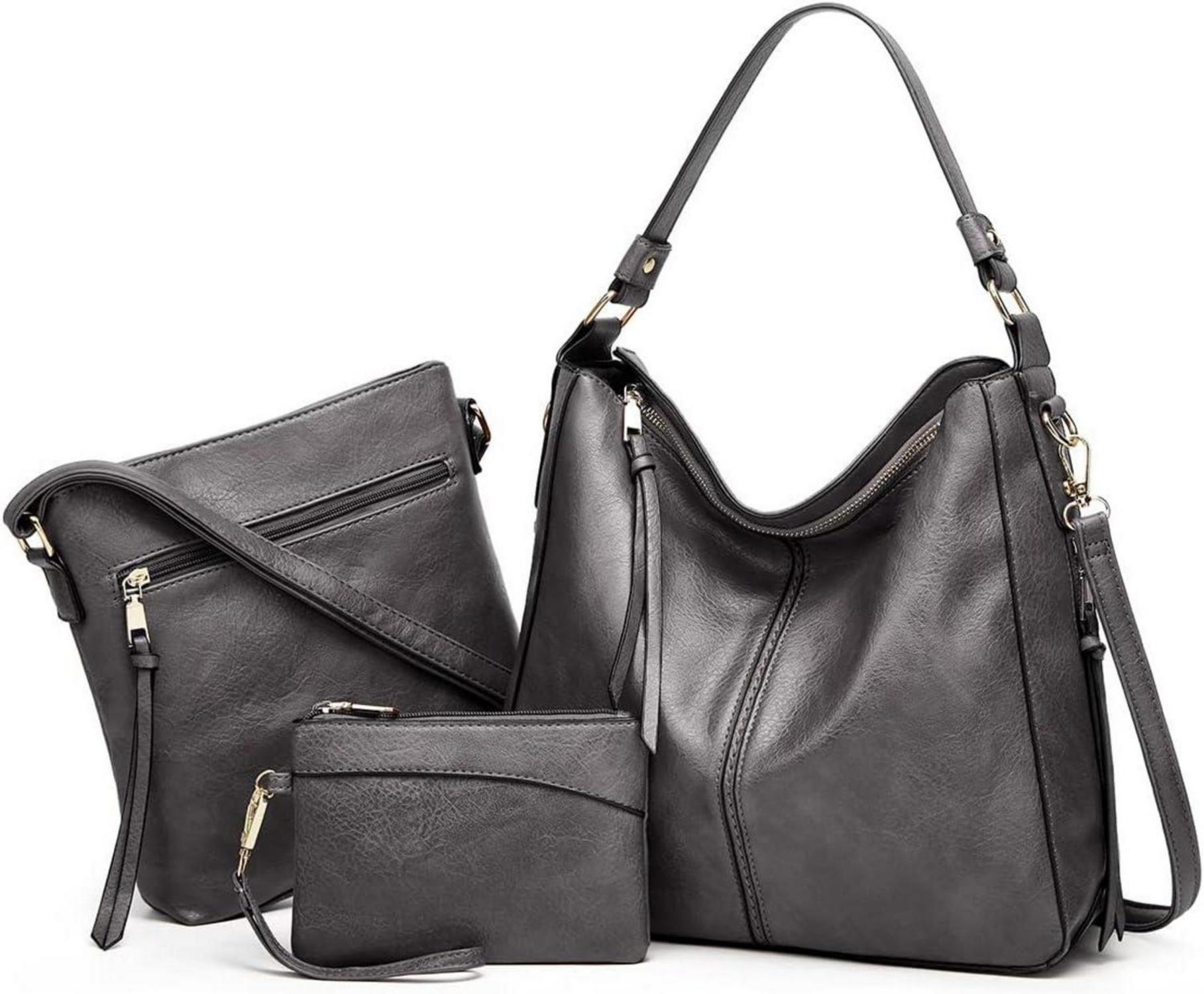 Pahajim Handtaschen und Geldbörsen Set Hobo Umhängetasche