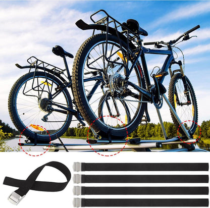 10er Pack Spanngurte 40cm Klemmschloss Rostfrei für Fahrrad Motorrad Camping