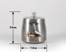Aschenbecher mit Deckel für draußen Edelstahl geruchsdicht