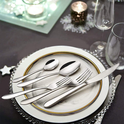 48-teiliges Edelstahl Besteckset für 8