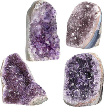 Natürlicher Amethyst Druse Rohstein | Dekorative Steine Ornamente | 1200-1500 g