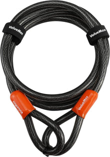 Sicherheitskabel Stahlseil 12mm schwarz 213cm für