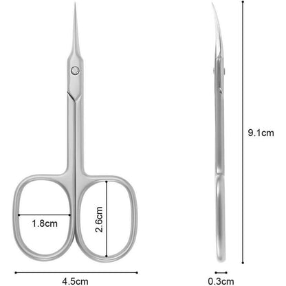 URAQT Nagelschere Hautschere Edelstahl für Fuß Fingernagel