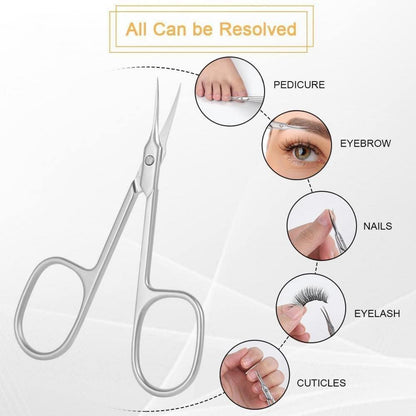 URAQT Nagelschere Hautschere Edelstahl für Fuß Fingernagel