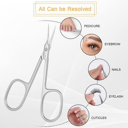 Nagelschere Hautschere Nagelhautzange Rostfreier Edelstahl 1 Pack