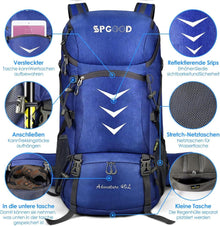 Wanderrucksack 40L/50L Herren Damen Trekkingrucksack