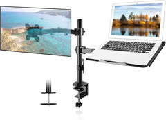 Monitor Arm mit Laptop Halterung für 13-27 Zoll Bildschirme