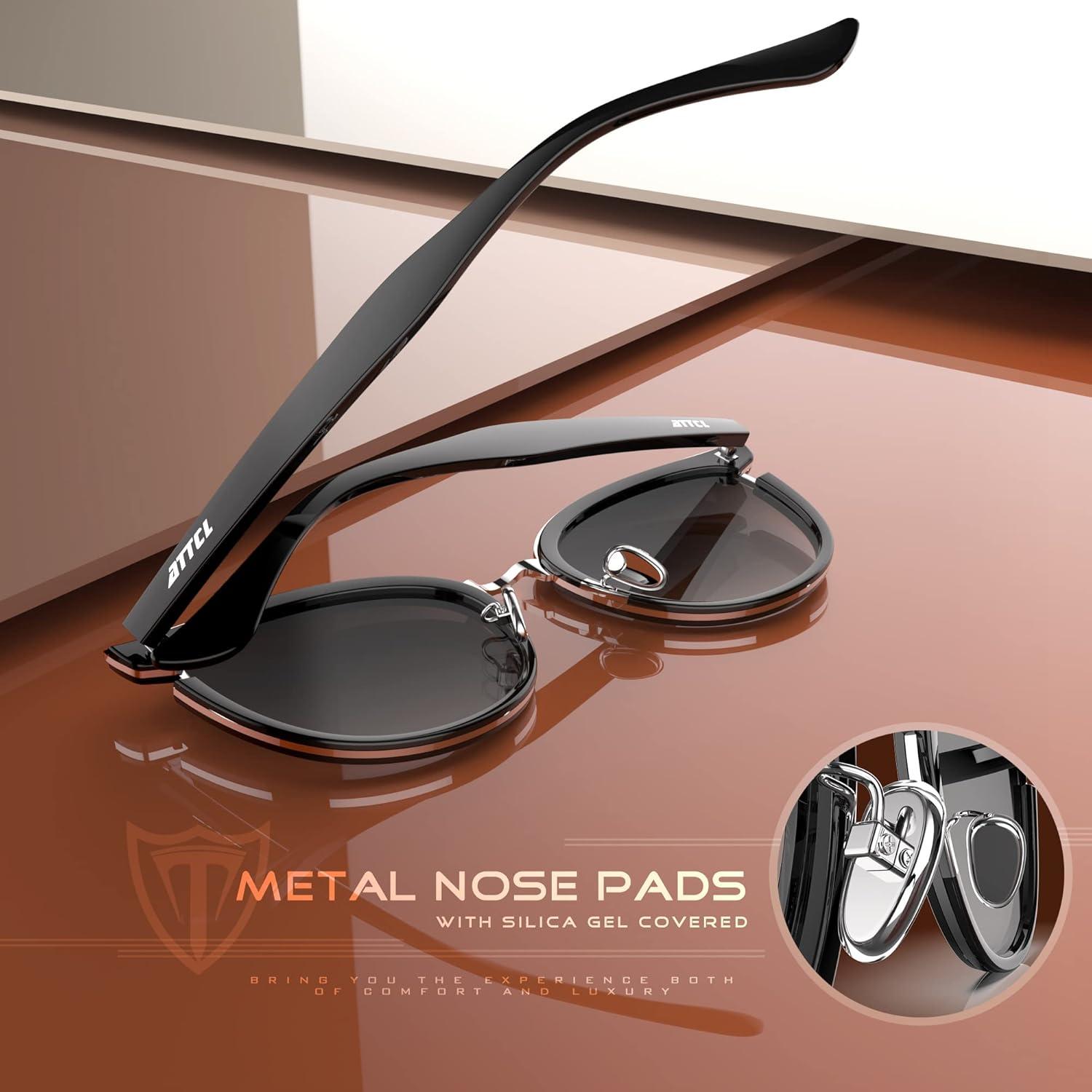 Polarisierte Sonnenbrille Damen UV-Schutz Verspiegelt Blaulichtfilter