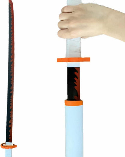 Halloween Demon Slayer Cosplay Sword PU Foam Rengoku Kyoujurou Tomioka
