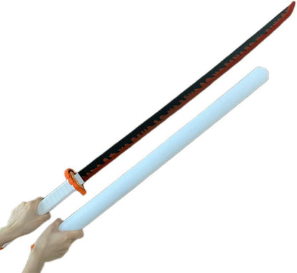 Halloween Prop Weapon for Demon Slayer Cosplay Sword 31.5inch Rengoku