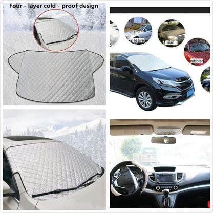Auto Windschutzscheiben Abdeckung - Schutzabdeckung Schnee EIS Frost Staub Wasserbeständig UV-Schutz