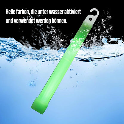 25 Power Knicklichter Jumbo Leuchtstäbe Glowstick, Bulk Party Festival Outdoor Signalleuchten