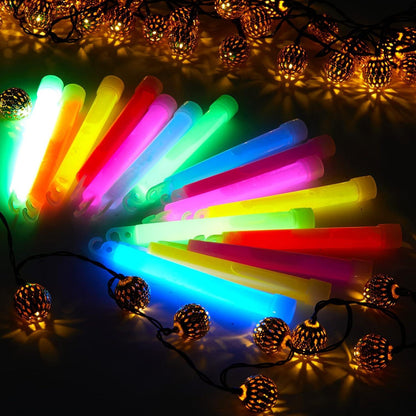 25 Power Knicklichter Jumbo Leuchtstäbchen Party Festival Outdoor