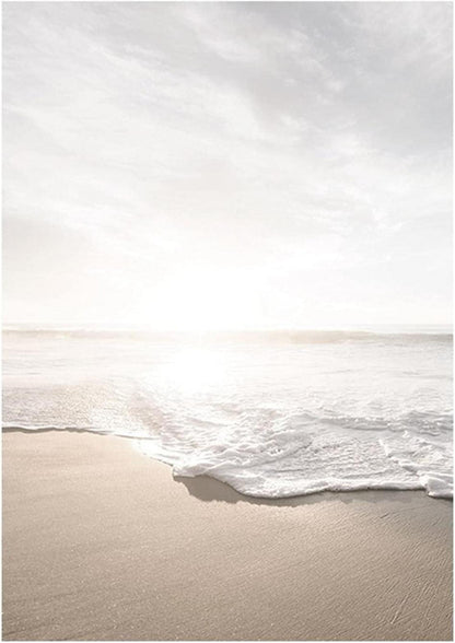 3er Poster Set Sonnenuntergang Strand Deko Wohnzimmer 40x50 cm