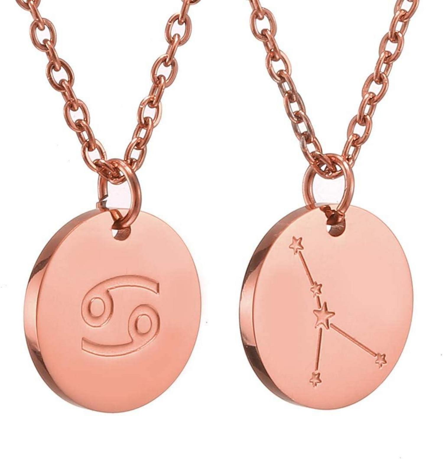 Sternzeichen Kette Gold Horoskop Mutter Tochter Freundinnen