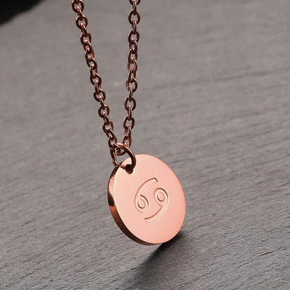 Sternzeichen Kette Goldetailliertes Design