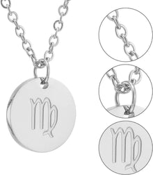 Sternzeichen Kette Damen Horoskop Anhänger Gold Rosegold