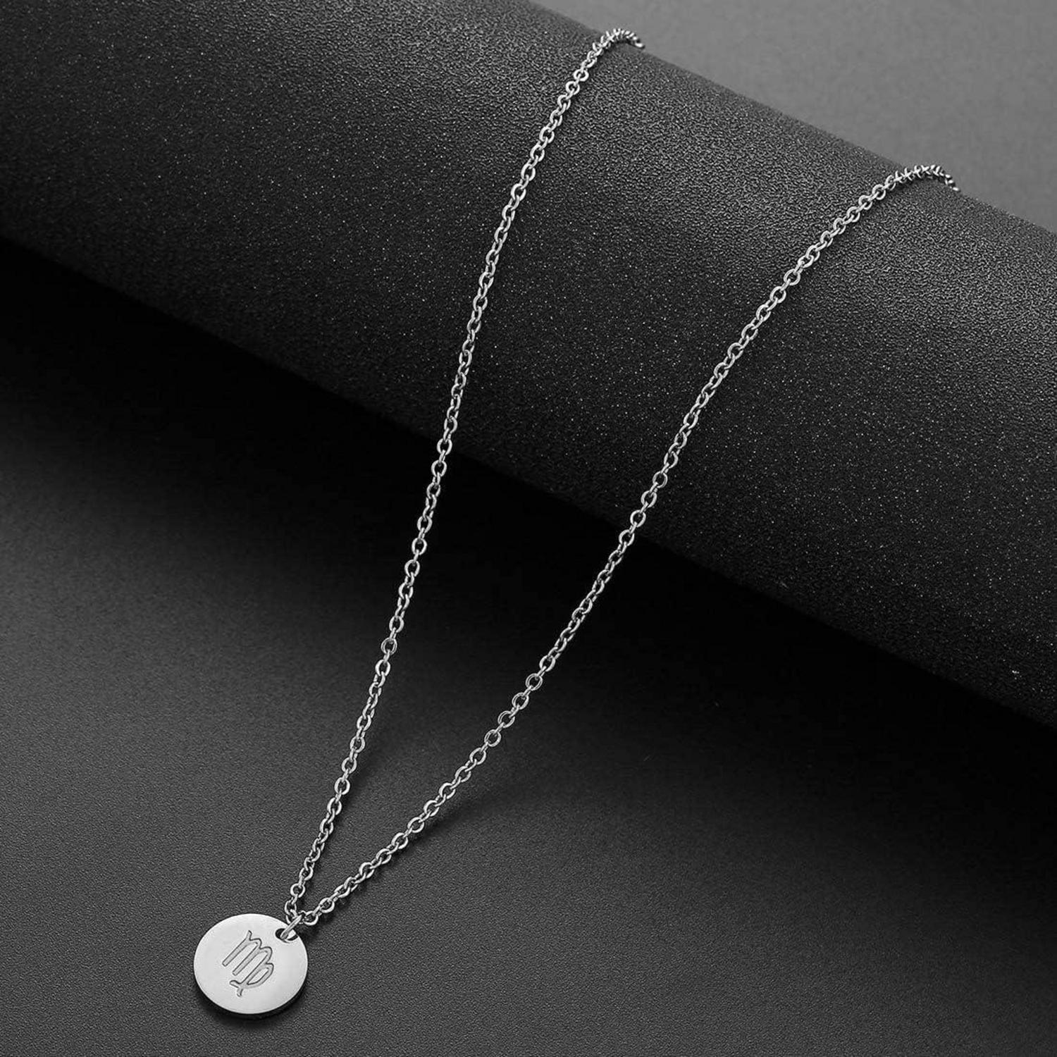 Sternzeichen Kette Gold Silber Rosegold Horoskop Mutter Tochter Freundin Jungfrau Edelstahl