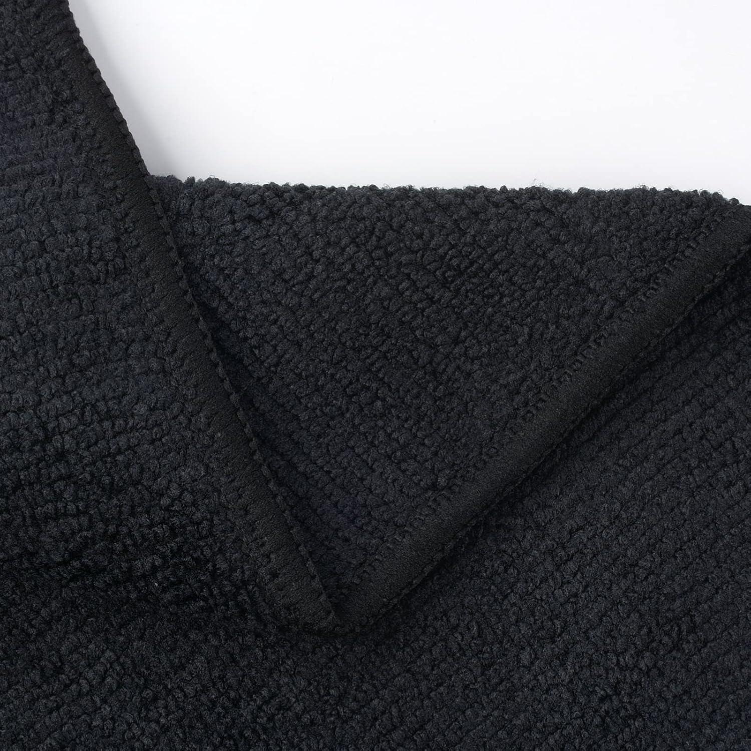 20er Set Schwarz Mikrofaser Reinigungstücher Küchenlappen 30x30cm