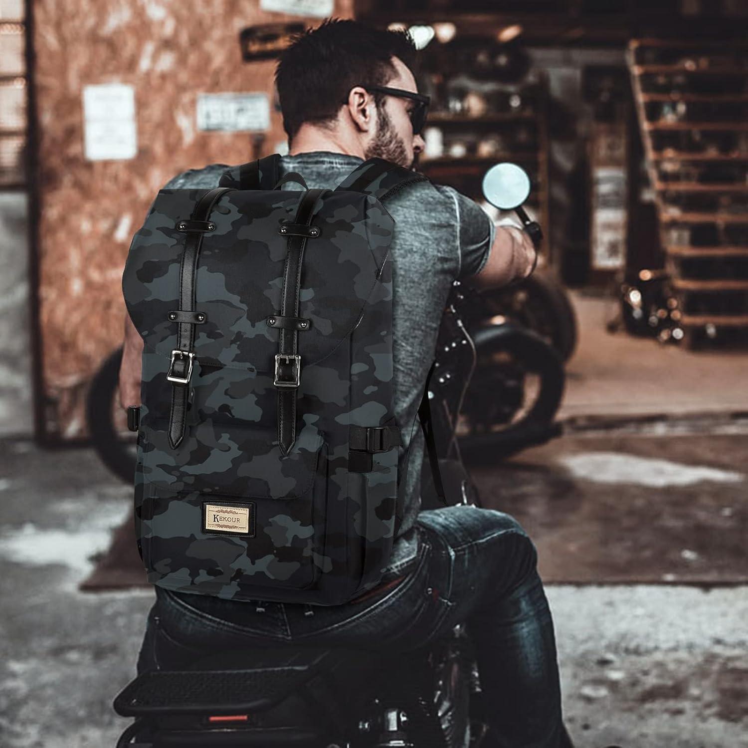 Rucksack Damen Herren Schulrucksack Mädchen 15,6 Zoll Laptop