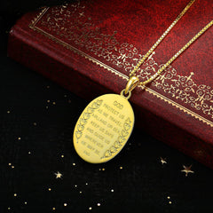 Heiliger Christophorus Halskette 925 Silber Antik Talisman