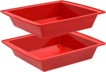 SILIVO Brownie Backform Silikon Eckig 20cm Antihaft 2er Set
